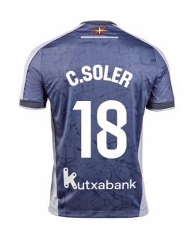 Billige Fotballdrakt Real Sociedad Carlos Soler #18 Replika Bortedrakt 2025-26 Kortermet Billige Fotballdrakt Real Sociedad Carlos Soler #18 Replika Bortedrakt 2025-26 Kortermet